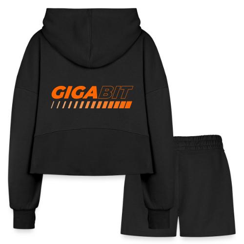 Gigabit: Speed Unleashed - Women’s Cropped Hoodie & Jogger Short Set