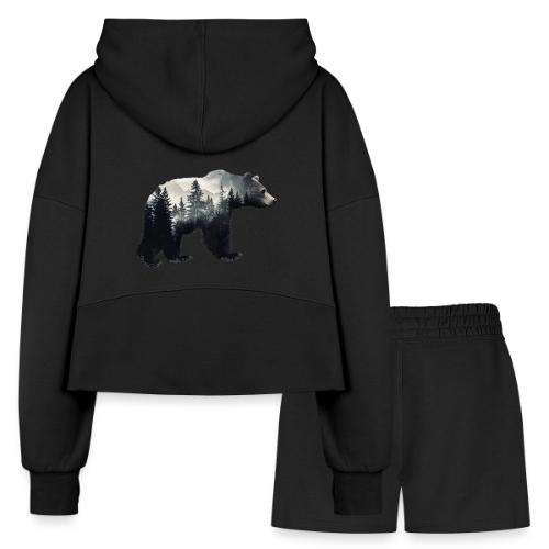 Forest Within the Bear - Women’s Cropped Hoodie & Jogger Short Set