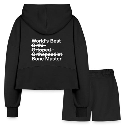 Worlds Best Bone Master - Women’s Cropped Hoodie & Jogger Short Set