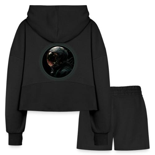Astronaut: Reach for the stars - Women’s Cropped Hoodie & Jogger Short Set