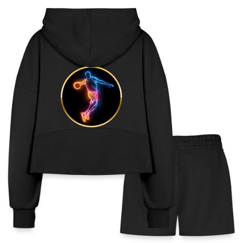 Basketball: Slam Dunk Afterglow - Women’s Cropped Hoodie & Jogger Short Set