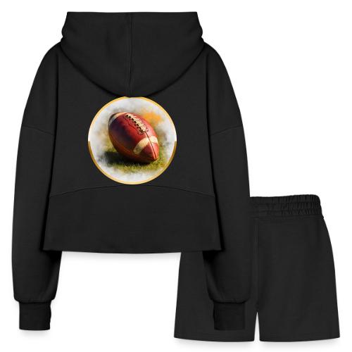 American Football: Heart of the Gridiron - Women’s Cropped Hoodie & Jogger Short Set