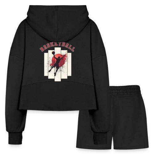 Basketball Energy - Women’s Cropped Hoodie & Jogger Short Set
