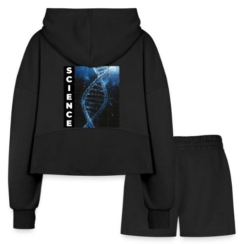 Frozen Code of Science - Women’s Cropped Hoodie & Jogger Short Set