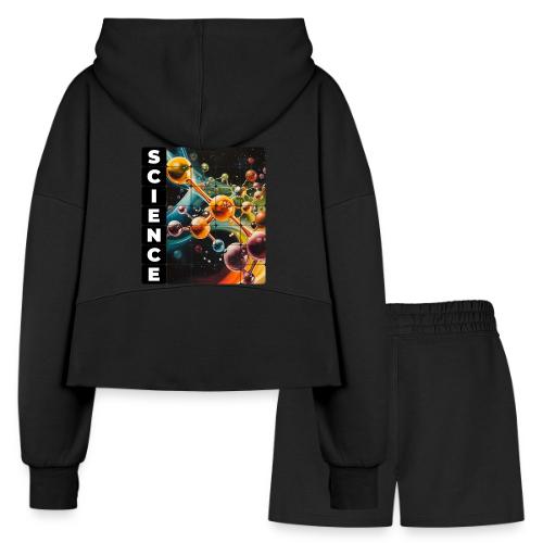 Molecular Science - Women’s Cropped Hoodie & Jogger Short Set