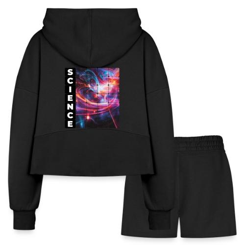 The Chaos of Science - Women’s Cropped Hoodie & Jogger Short Set