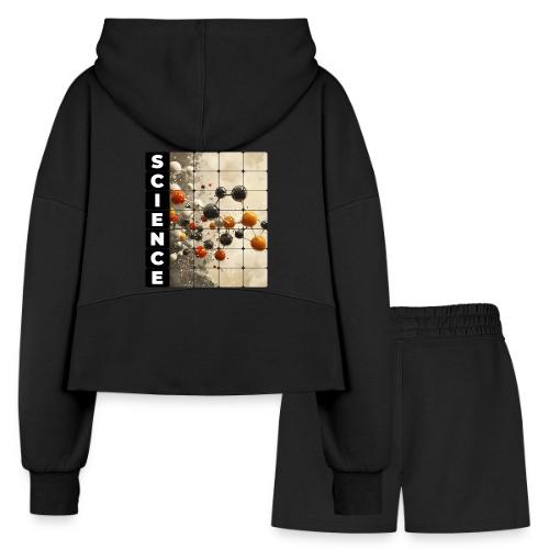 Science in Structure - Women’s Cropped Hoodie & Jogger Short Set