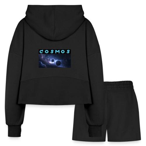 Cosmos Silence - Women’s Cropped Hoodie & Jogger Short Set