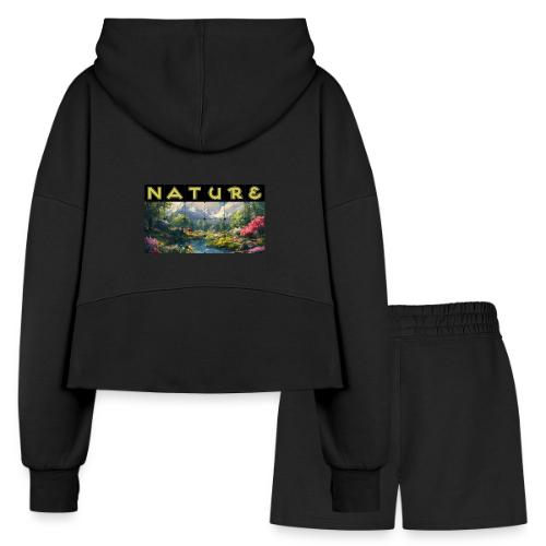Nature: Spring Awakening - Women’s Cropped Hoodie & Jogger Short Set