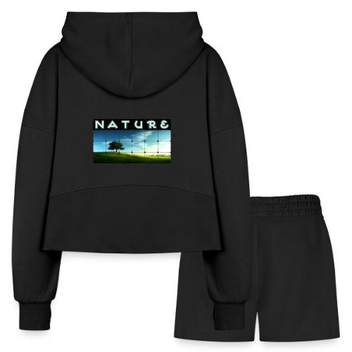Nature: Solitary Strength - Women’s Cropped Hoodie & Jogger Short Set