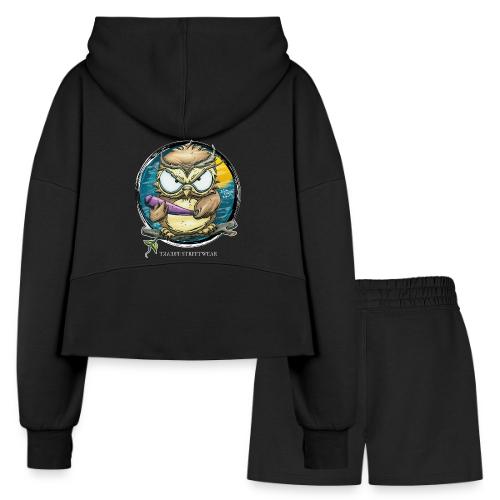 Bis einer Eult - Women’s Cropped Hoodie & Jogger Short Set