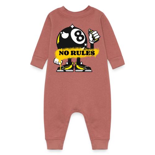 No Rules 8 Ball - Baby Fleece One Piece