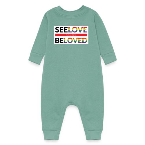 FUMCSD See Love, Be Loved: white design background - Baby Fleece One Piece