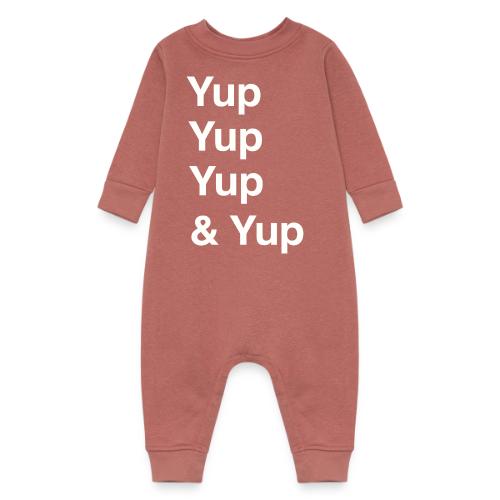 Yup, Yup, Yup & Yup - Baby Fleece One Piece