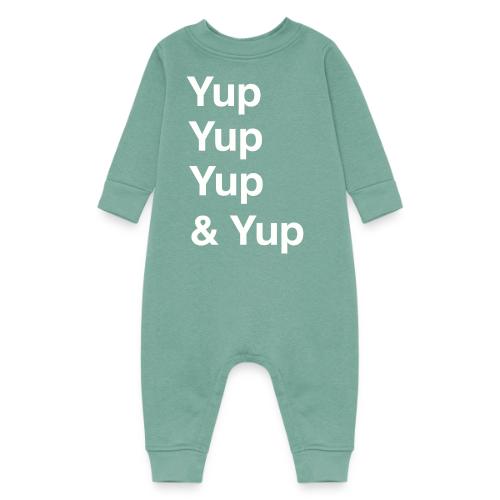 Yup, Yup, Yup & Yup - Baby Fleece One Piece