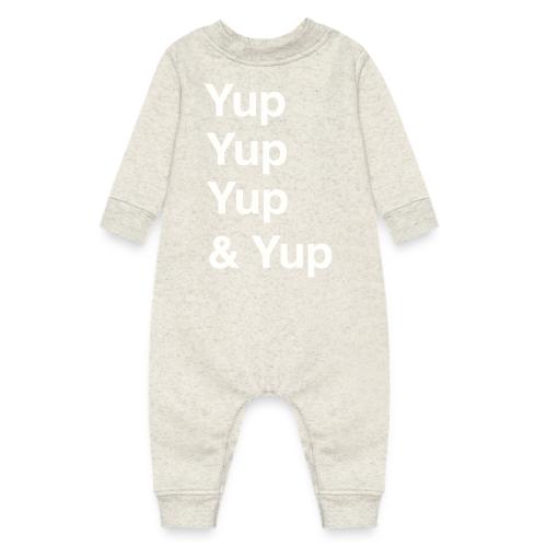 Yup, Yup, Yup & Yup - Baby Fleece One Piece
