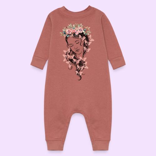 Butterfly Flower Goddess - Fairytale Design - Baby Fleece One Piece
