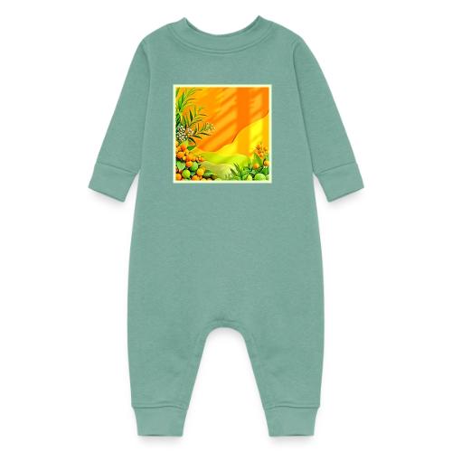 Citrus and Leaves Graphic - Baby Fleece One Piece