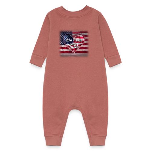 1776-2026 | 250 Years USA - Baby Fleece One Piece