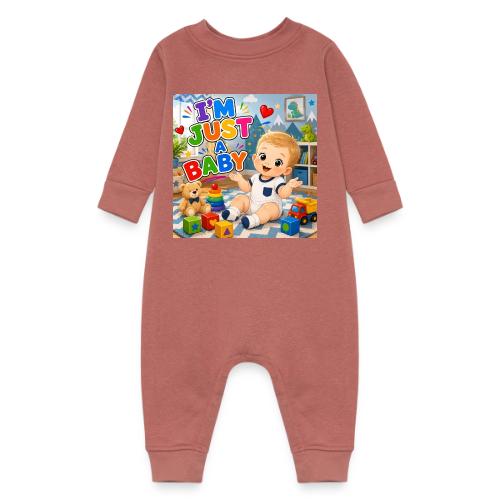 I'm Just A Baby -Boy-W - Baby Fleece One Piece