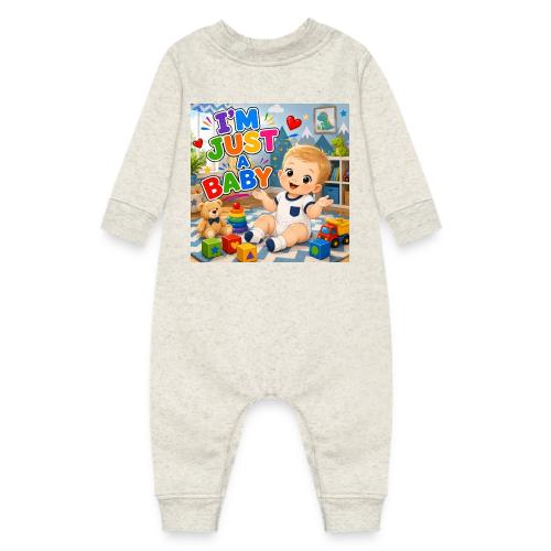 I'm Just A Baby -Boy-W - Baby Fleece One Piece