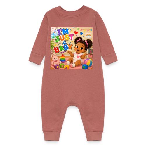 I'm Just A Baby -Girl-B - Baby Fleece One Piece