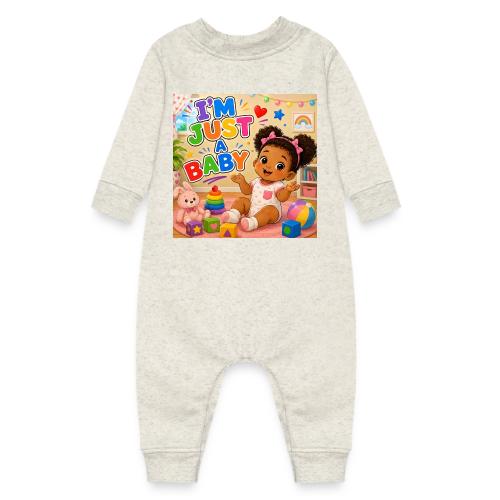 I'm Just A Baby -Girl-B - Baby Fleece One Piece