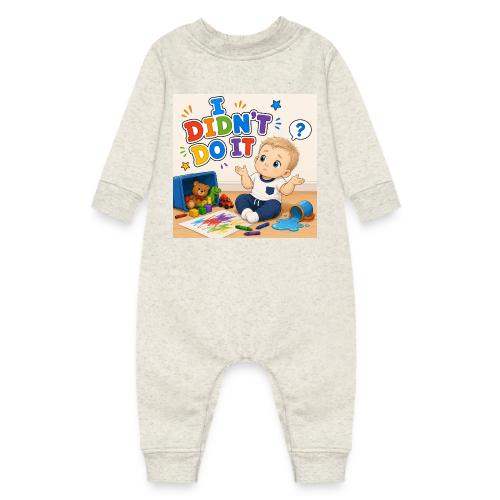 I Didn't Do It - Boy-W - Baby Fleece One Piece