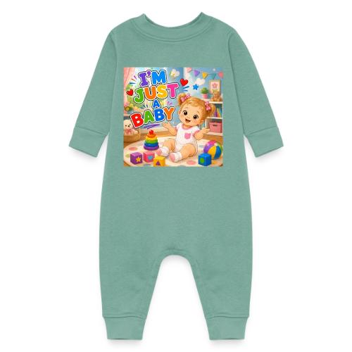 I'm Just A Baby -Girl-W - Baby Fleece One Piece