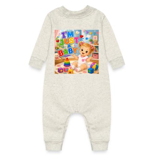 I'm Just A Baby -Girl-W - Baby Fleece One Piece