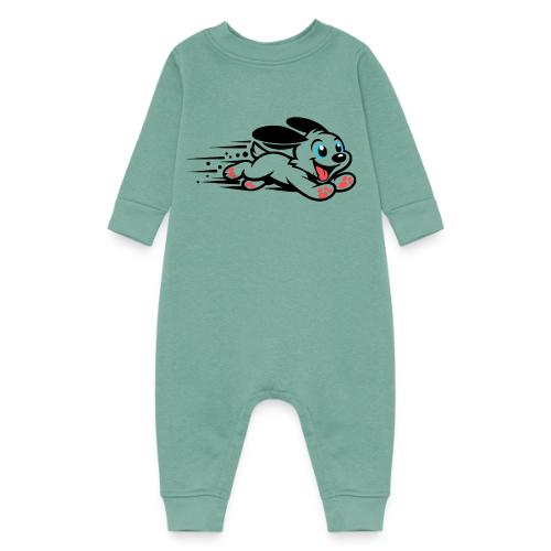 Speedy Pup Sprint on the Run - Baby Fleece One Piece