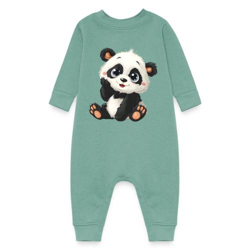 Blushing Baby Panda - Baby Fleece One Piece