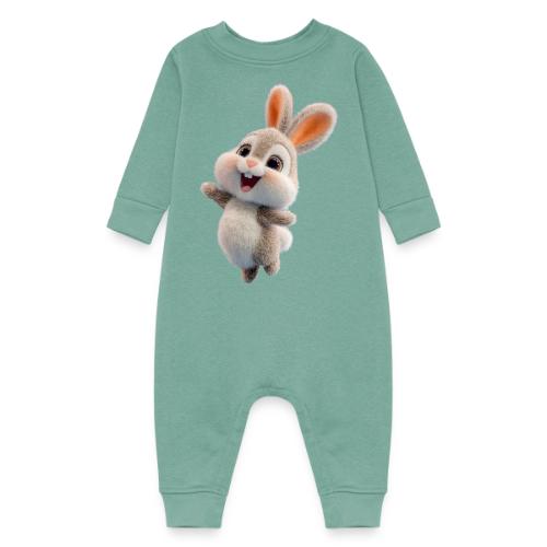 Dancing Baby Rabbit - Baby Fleece One Piece