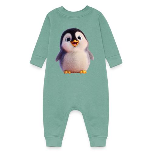 Joyful Baby Penguin - Baby Fleece One Piece