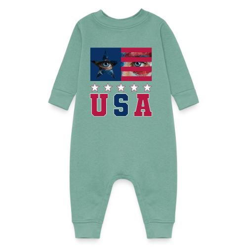 Stars and Vision USA - Baby Fleece One Piece