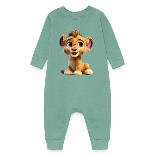 Sweet Lion Cub - Baby Fleece One Piece