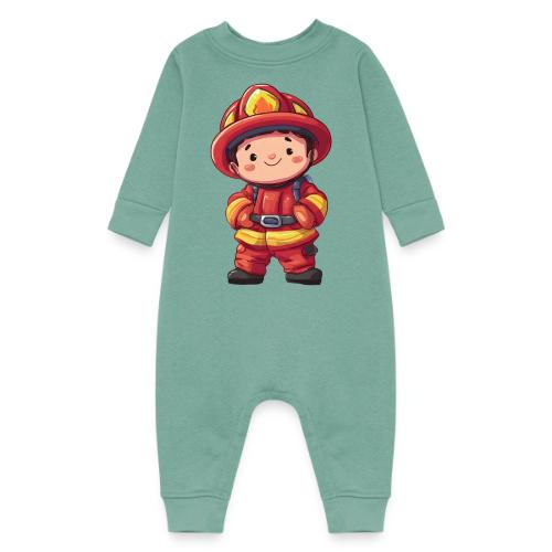 Friendly Firefighter Hero - Baby Fleece One Piece