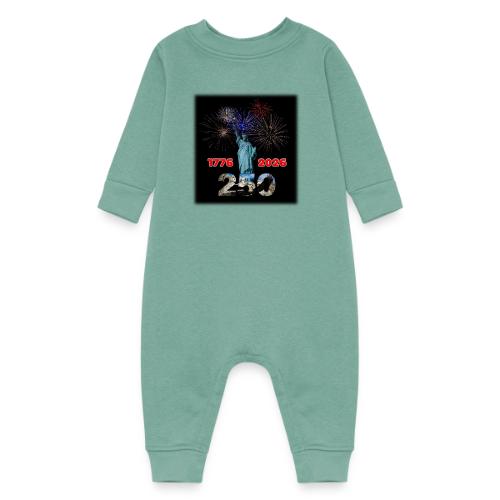 1776 - 2026 - 250 Years USA | Fireworks - Baby Fleece One Piece
