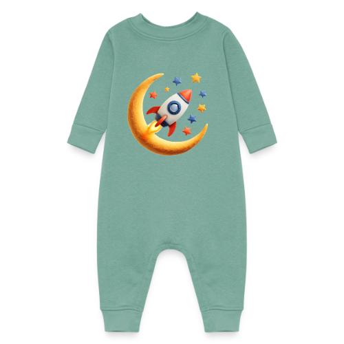 Rocket Among the Stars - Baby Fleece One Piece