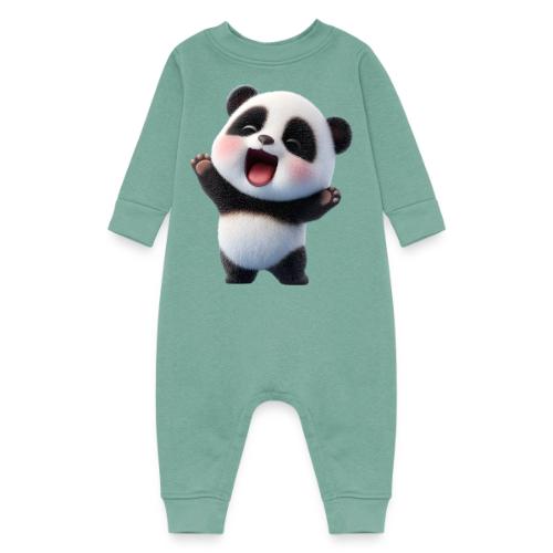 Happy Baby Panda Standing - Baby Fleece One Piece