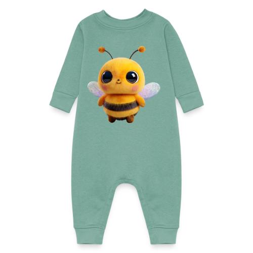 Sweet Cartoon Baby Bee with Innocent Eyes - Baby Fleece One Piece