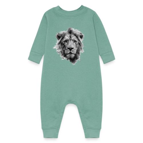 Lion: Monochrome King - Baby Fleece One Piece