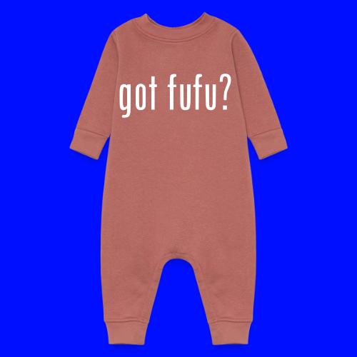 gotfufu-white - Baby Fleece One Piece