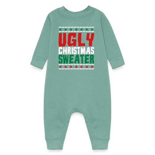 Ugly Christmas Sweater - Baby Fleece One Piece