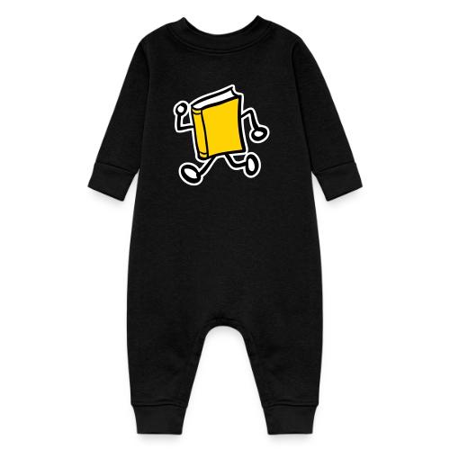 internal bally solo 3 colour white outline - Baby Fleece One Piece