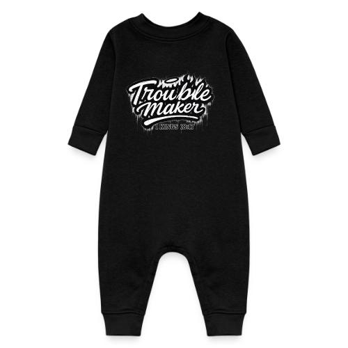 Troublemaker - Baby Fleece One Piece