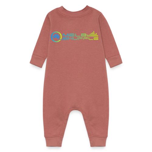 Melbshuffle Gradient Logo - Baby Fleece One Piece