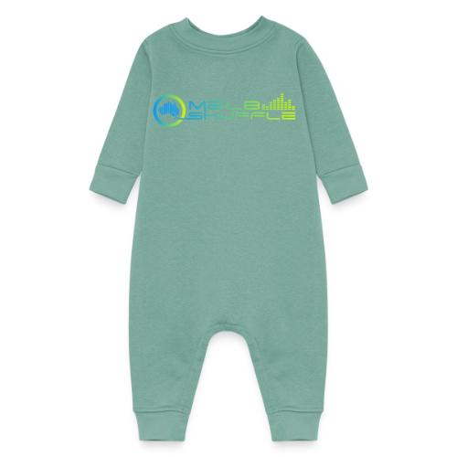 Melbshuffle Gradient Logo - Baby Fleece One Piece