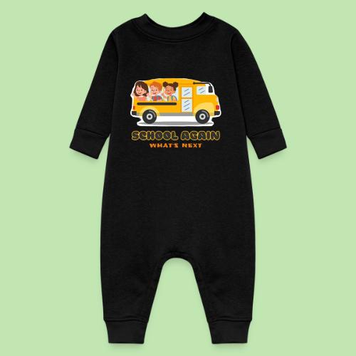 first day of school outfit- school again - Baby Fleece One Piece