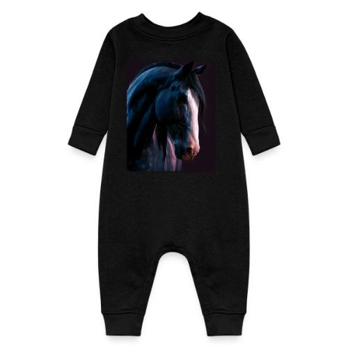 Noble Horse Cinematic Portrait Design - Baby Fleece One Piece